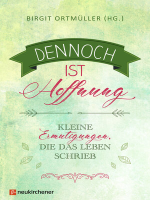 cover image of Dennoch ist Hoffnung